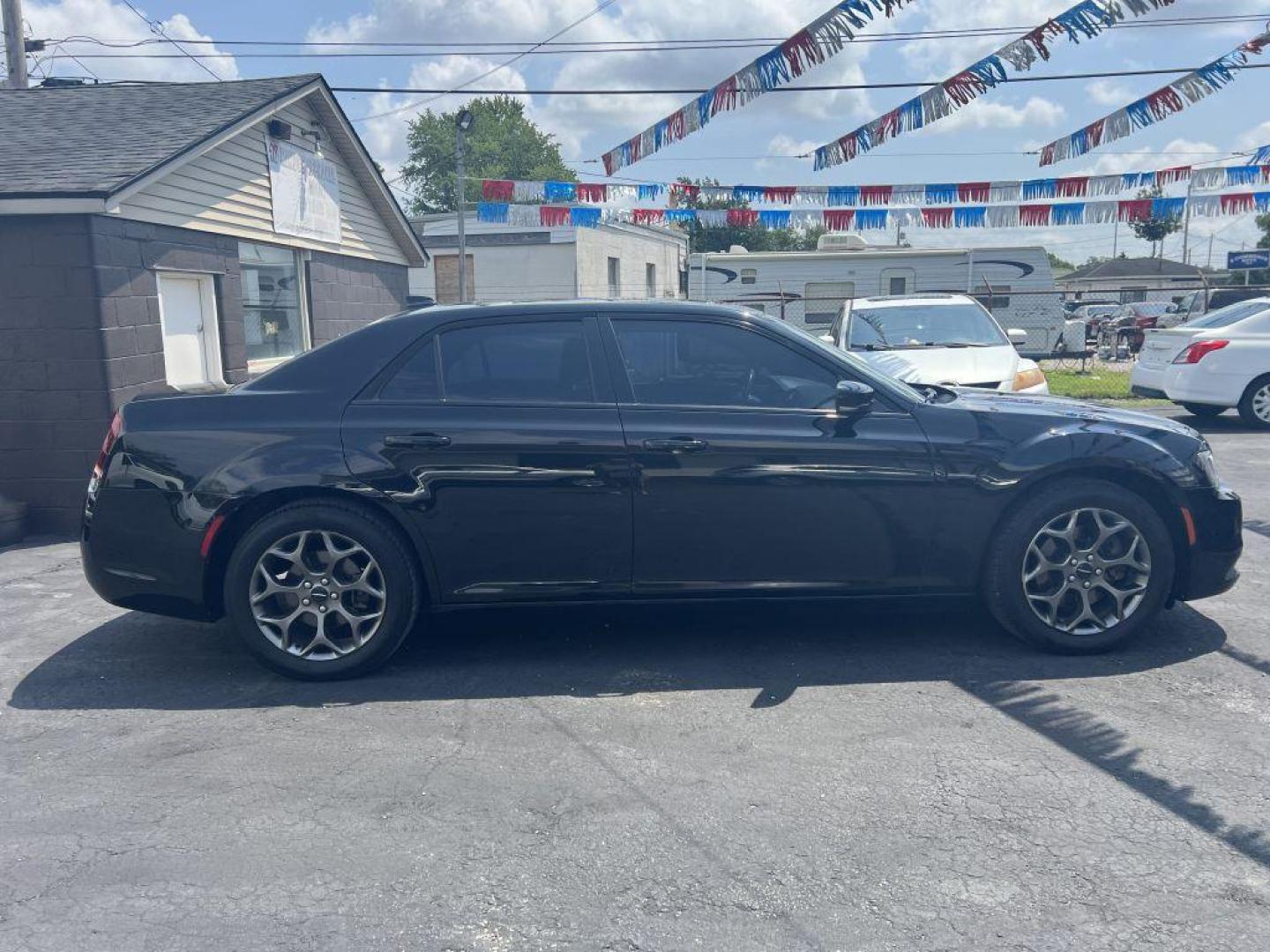 2015 BLACK CHRYSLER 300 S (2C3CCAGG2FH) with an 3.6L engine, Automatic transmission, located at 1056 E Riverside Dr, Evansville, IN, 47714, (812) 423-7026, 37.953491, -87.546654 - Photo#0