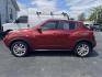 2013 RED NISSAN JUKE S (JN8AF5MV7DT) with an 1.6L engine, Continuously Variable transmission, located at 1056 E Riverside Dr, Evansville, IN, 47714, (812) 423-7026, 37.953491, -87.546654 - Photo#0