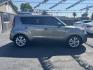 2016 GRAY KIA SOUL + (KNDJP3A5XG7) with an 2.0L engine, Automatic transmission, located at 1056 E Riverside Dr, Evansville, IN, 47714, (812) 423-7026, 37.953491, -87.546654- Photo#0