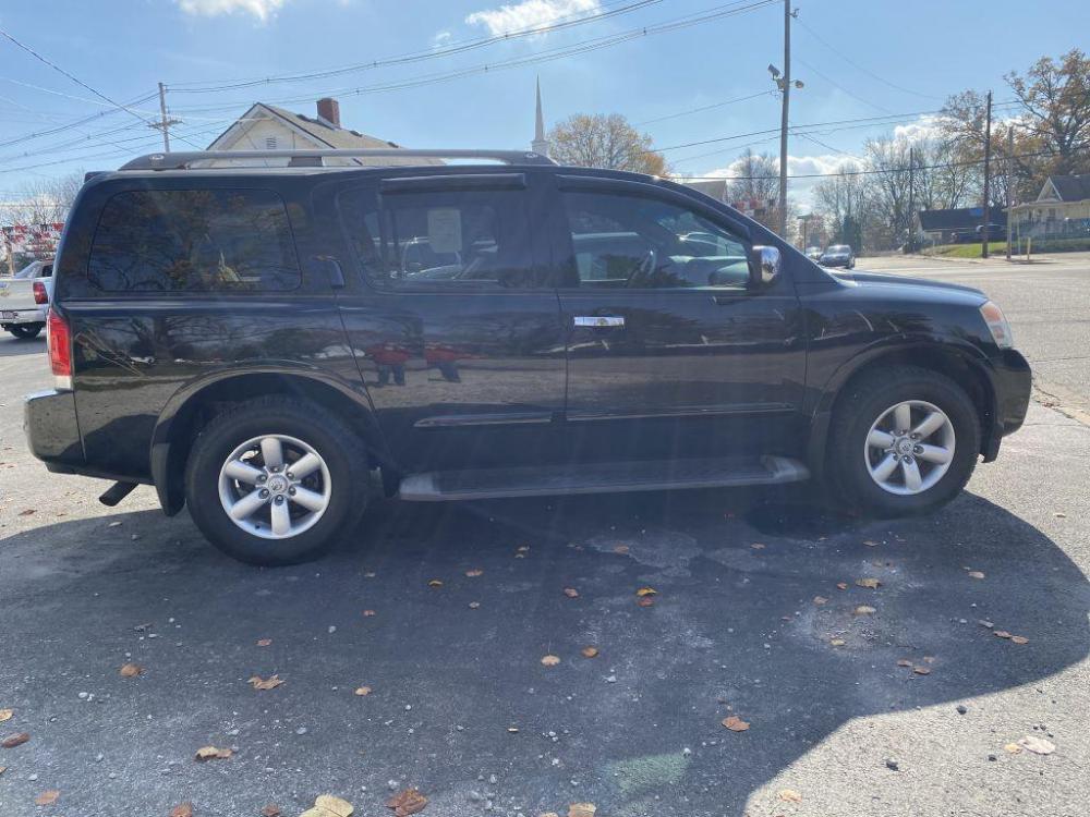 2012 BLACK NISSAN ARMADA SV (5N1BA0ND0CN) with an 5.6L engine, Automatic transmission, located at 1056 E Riverside Dr, Evansville, IN, 47714, (812) 423-7026, 0.000000, 0.000000 - Photo #0