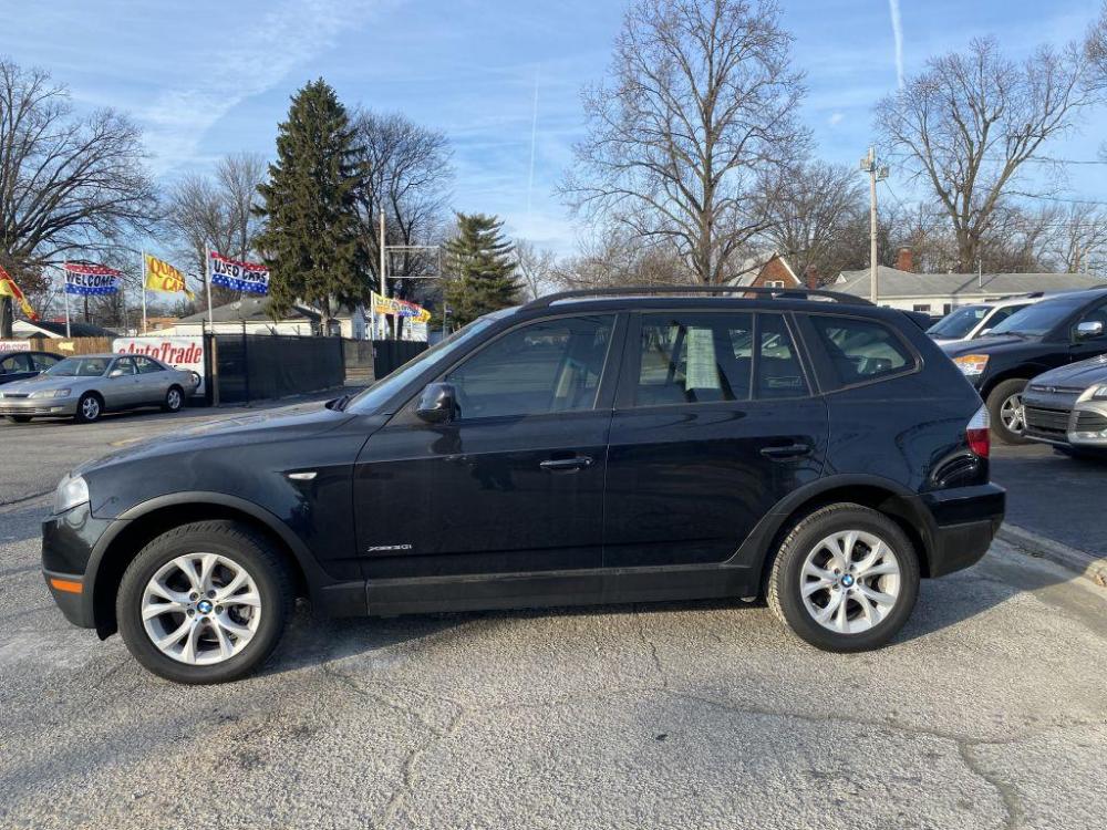 2010 BLACK BMW X3 XDRIVE30I (WBXPC9C49AW) with an 3.0L engine, Automatic transmission, located at 1056 E Riverside Dr, Evansville, IN, 47714, (812) 423-7026, 0.000000, 0.000000 - Photo #0