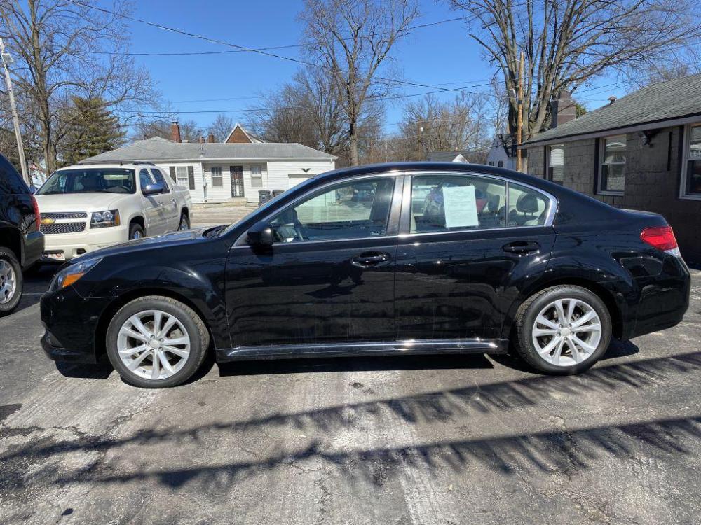 2014 BLACK SUBARU LEGACY 2.5I (4S3BMCA67E3) with an 2.5L engine, Continuously Variable transmission, located at 1056 E Riverside Dr, Evansville, IN, 47714, (812) 423-7026, 0.000000, 0.000000 - Photo #0