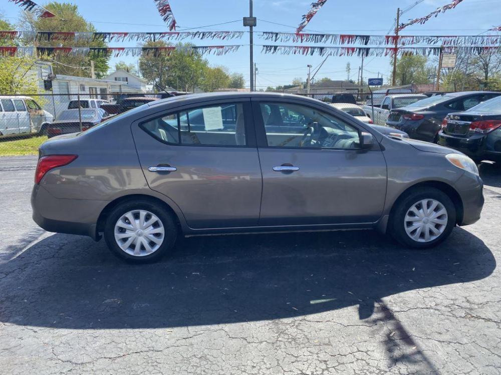 2012 GREY NISSAN VERSA S (3N1CN7AP3CL) with an 1.6L engine, Continuously Variable transmission, located at 1056 E Riverside Dr, Evansville, IN, 47714, (812) 423-7026, 0.000000, 0.000000 - Photo #0