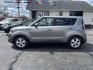 2015 GRAY KIA SOUL (KNDJN2A22F7) with an 1.6L engine, Automatic transmission, located at 1056 E Riverside Dr, Evansville, IN, 47714, (812) 423-7026, 37.953491, -87.546654 - Photo#0