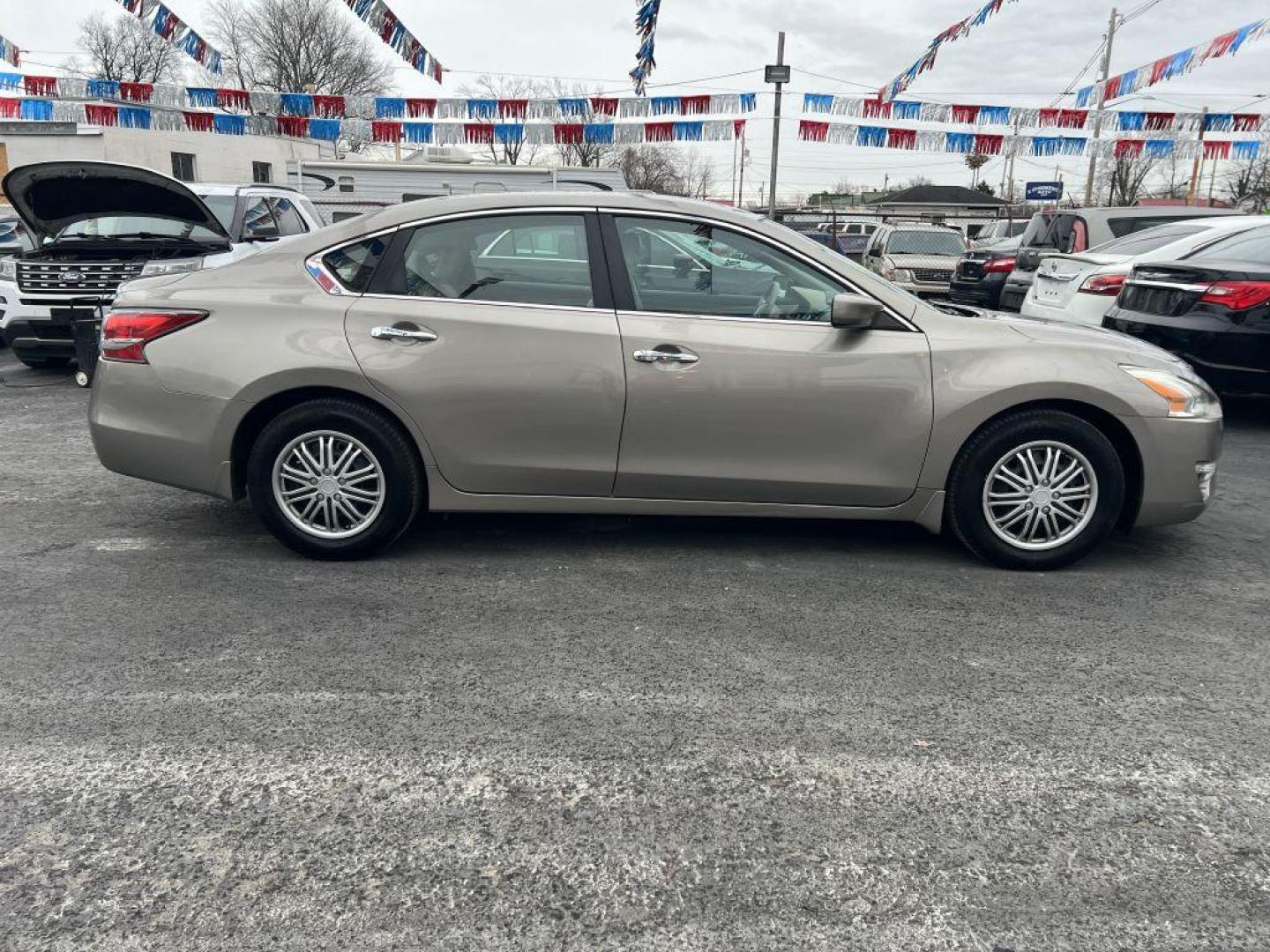 2014 TAN NISSAN ALTIMA 2.5 (1N4AL3AP6EN) with an 2.5L engine, Continuously Variable transmission, located at 1056 E Riverside Dr, Evansville, IN, 47714, (812) 423-7026, 37.953491, -87.546654 - Photo#0