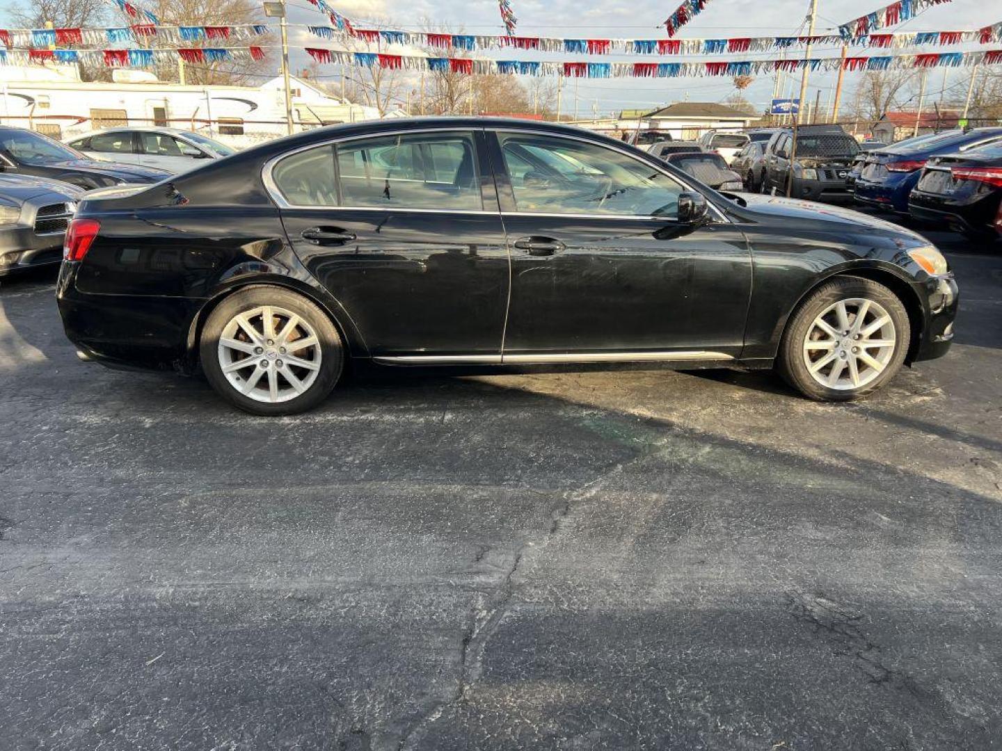 2006 BLACK LEXUS GS 300 (JTHCH96S460) with an 3.0L engine, Automatic transmission, located at 1056 E Riverside Dr, Evansville, IN, 47714, (812) 423-7026, 37.953491, -87.546654 - Photo#0