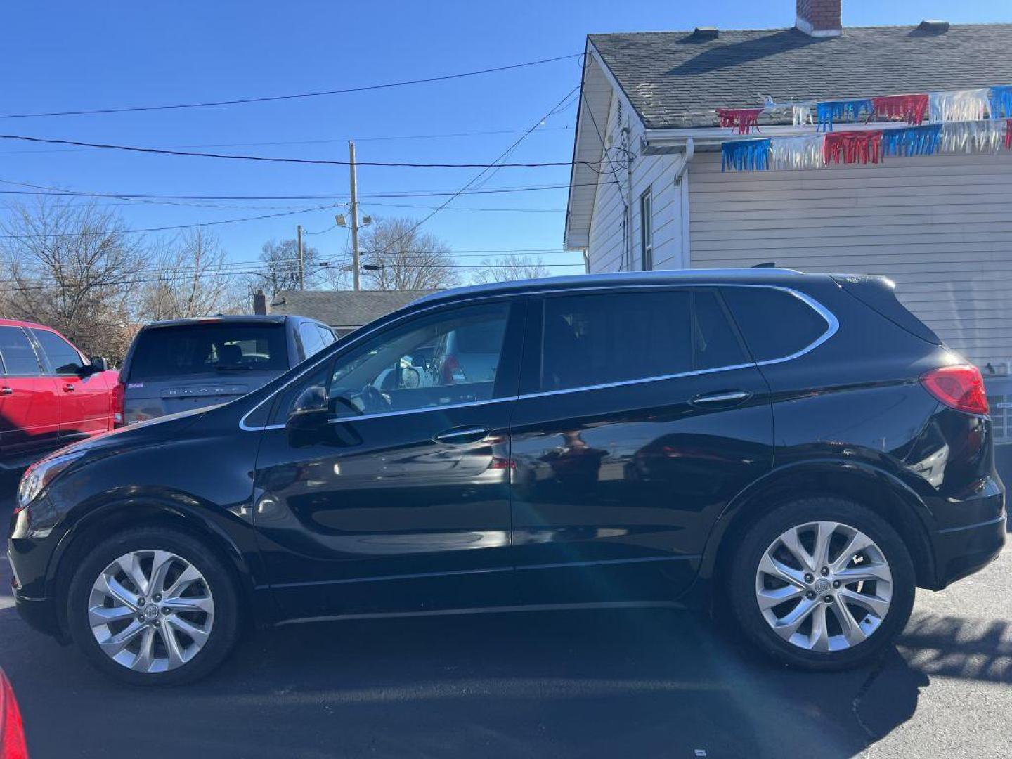 2017 BLACK BUICK ENVISION PREMIUM (LRBFXESXXHD) with an 2.0L engine, Automatic transmission, located at 1056 E Riverside Dr, Evansville, IN, 47714, (812) 423-7026, 37.953491, -87.546654 - Photo#0